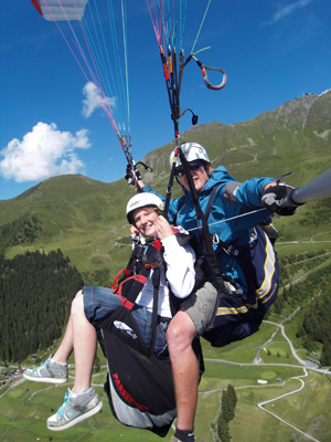 verbier en parapente