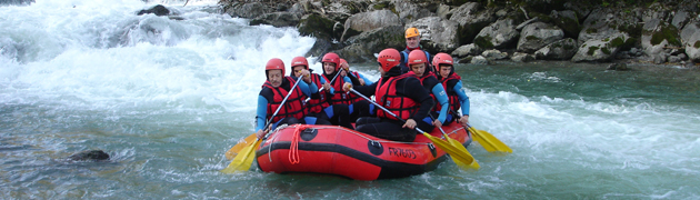 rafting en Gruyère