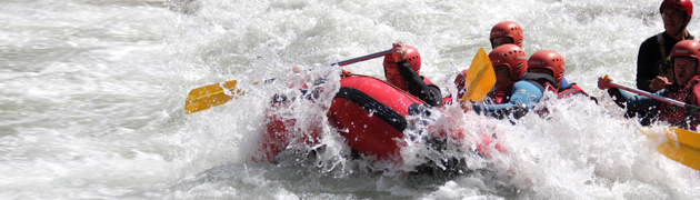 photo de rafting en suisse romande