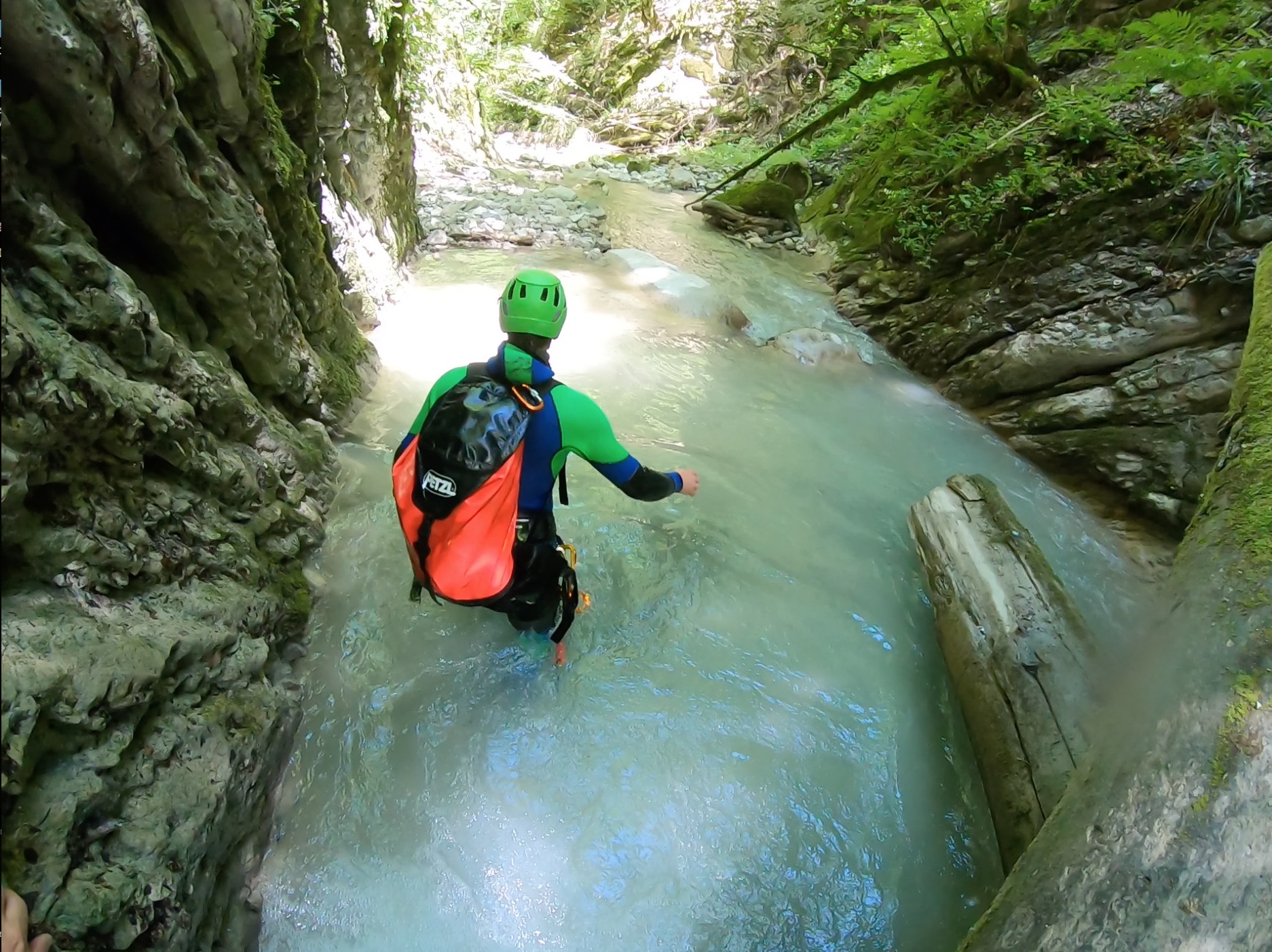 canyoning de l'evi en gruyere