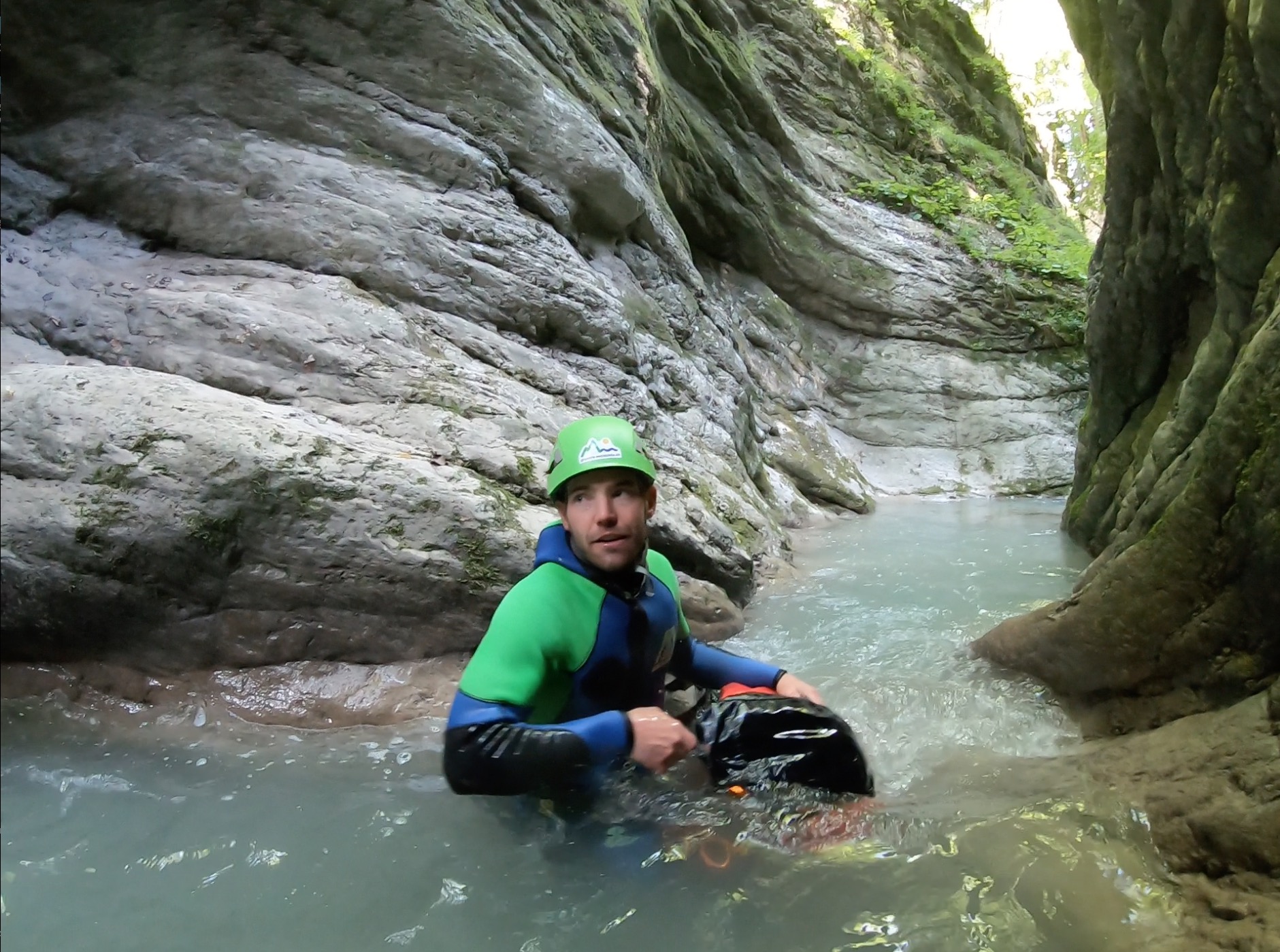 canyoning de l'evi en gruyere