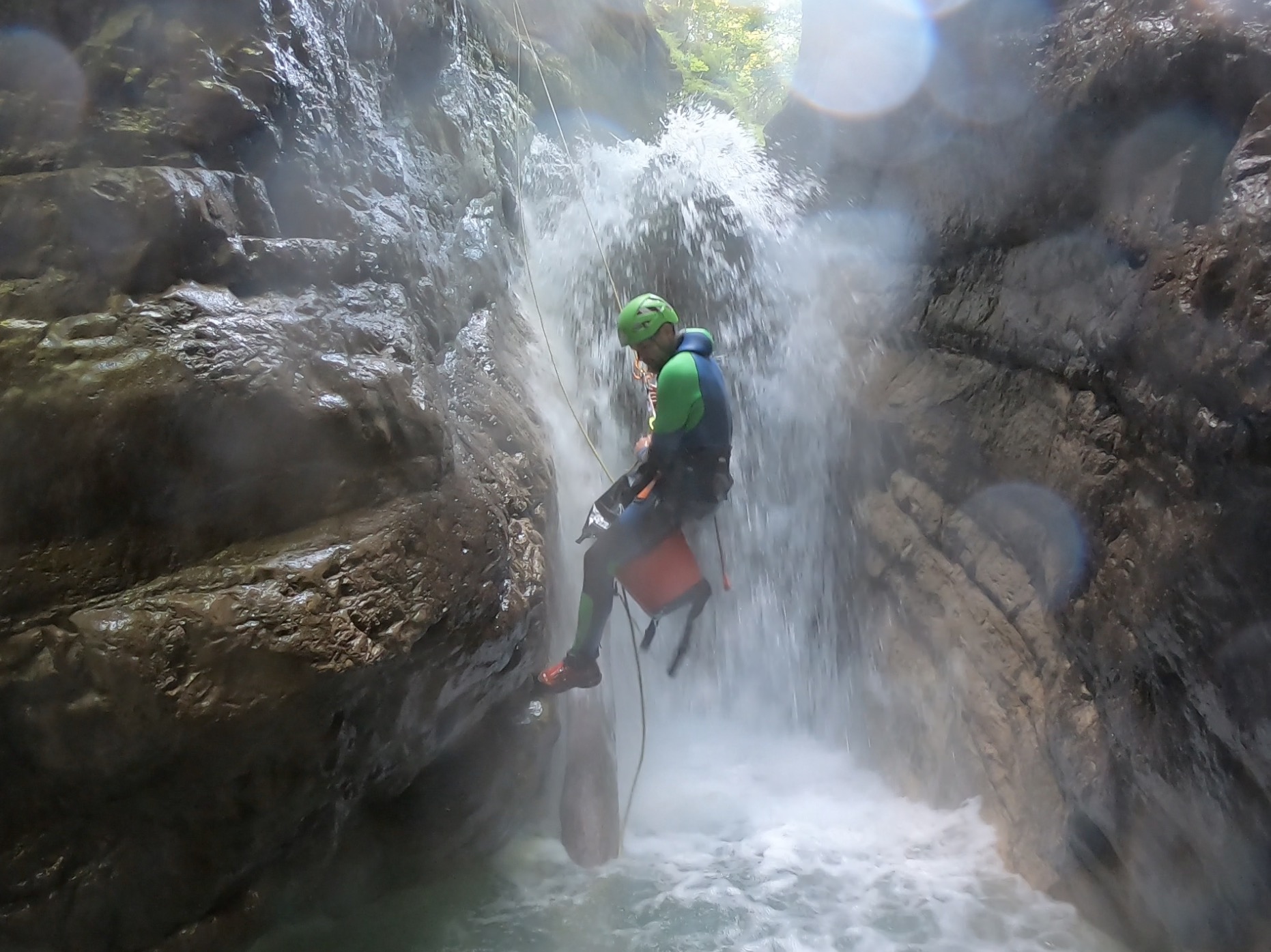 canyoning de l'evi en gruyere