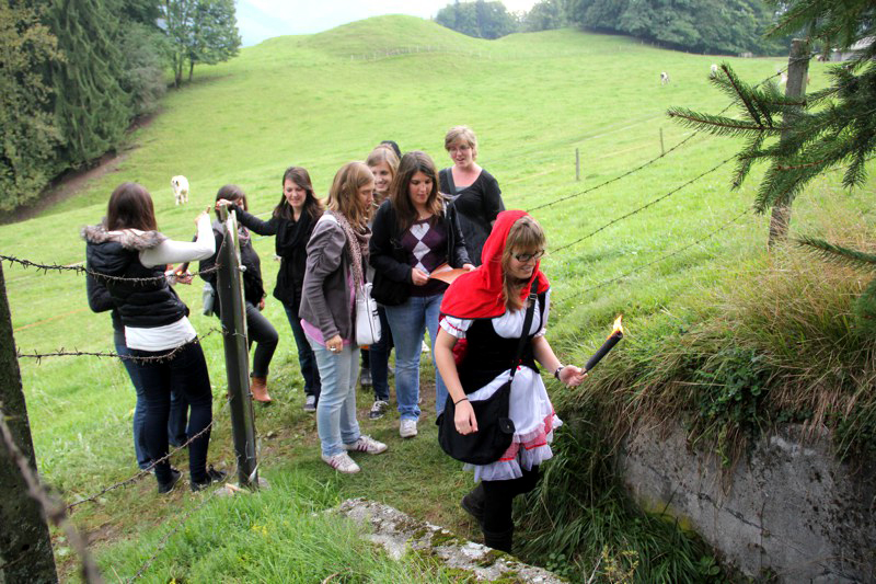 enterrement de vie de jeune fille à gruyères