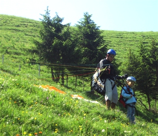 parapente biplace